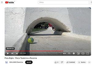 link al video BIGLIAMO promozione della pista per biglie al parco Teodorico